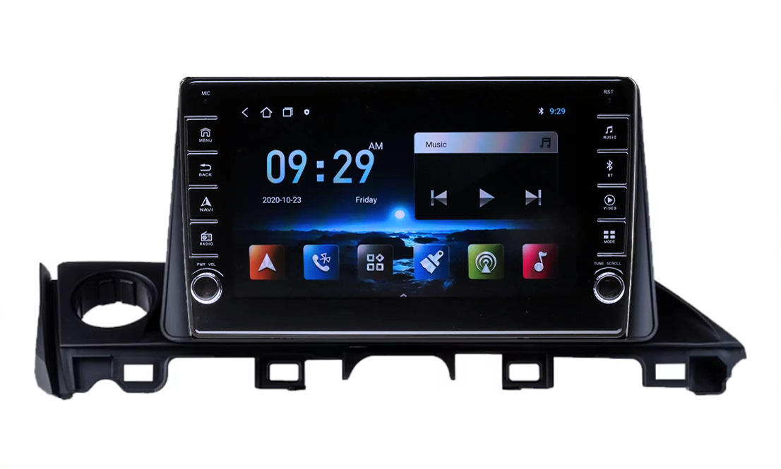 Navigatie AUTONAV Android GPS Dedicata Mazda 6 2015-2019, Model PRO Memorie 64GB Stocare, 4GB DDR3 RAM, Display 8″ Full-Touch, WiFi, 2 x USB, Bluetooth, 4G, Octa-Core 8 * 2.0GHz, 4 * 50W Audio