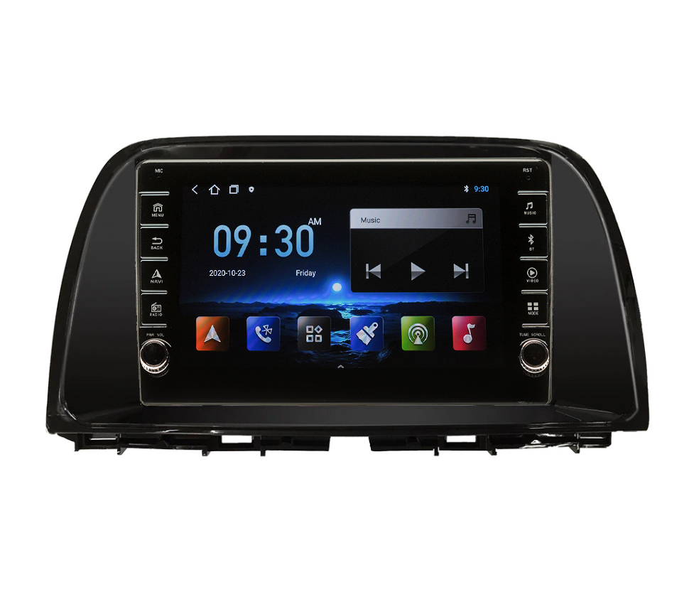 Navigatie AUTONAV Android GPS Dedicata Mazda CX5 2012-2017, Model PRO Memorie 256GB Stocare, 12GB DDR3 RAM, Display 8″ Full-Touch, WiFi, 2 x USB, Bluetooth, 4G, Octa-Core 8 * 2.0GHz, 4 * 50W Audio