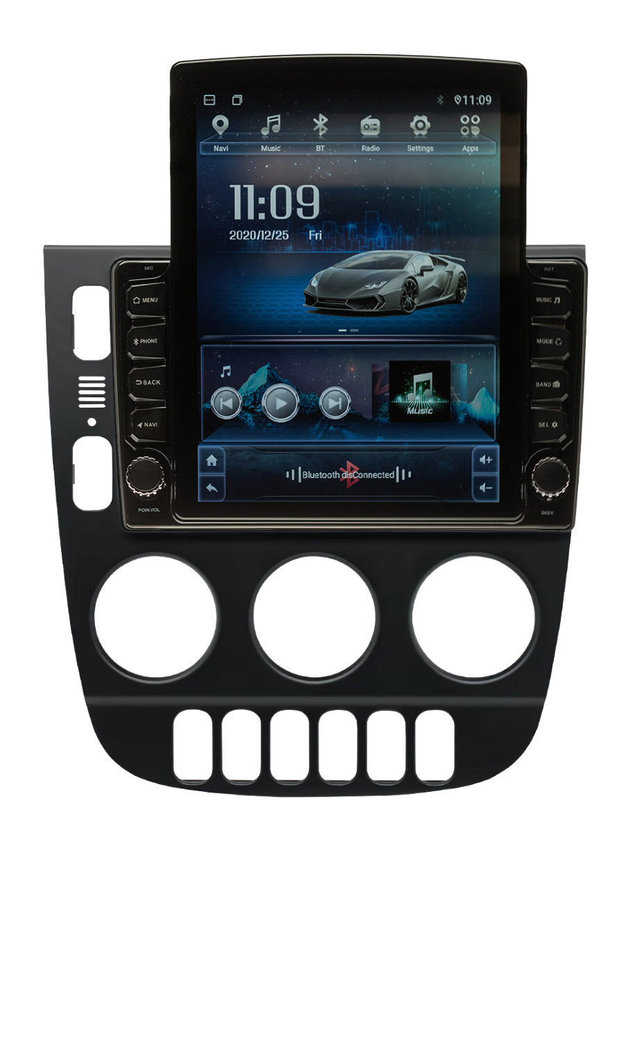 Navigatie AUTONAV ECO Android GPS Dedicata Mercedes Benz ML W163 1997-2004, Model XPERT Memorie 16GB Stocare, 1GB DDR3 RAM, Display Vertical Stil Tesla 10″ Full-Touch, WiFi, 2 x USB, Bluetooth, Quad-Core 4 * 1.3GHz, 4 * 50W Audio