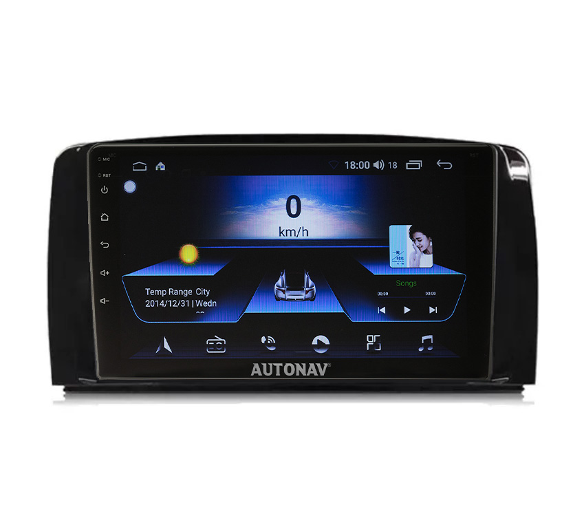 Navigatie AUTONAV Android GPS Dedicata Mercedes Benz R Class W251 2006-2017, Model Classic, Memorie 64GB Stocare, 4GB DDR3 RAM, Display 9″ Full-Touch, WiFi, 2 x USB, Bluetooth, 4G, Octa-Core 8 * 2.0GHz, 4 * 50W Audio