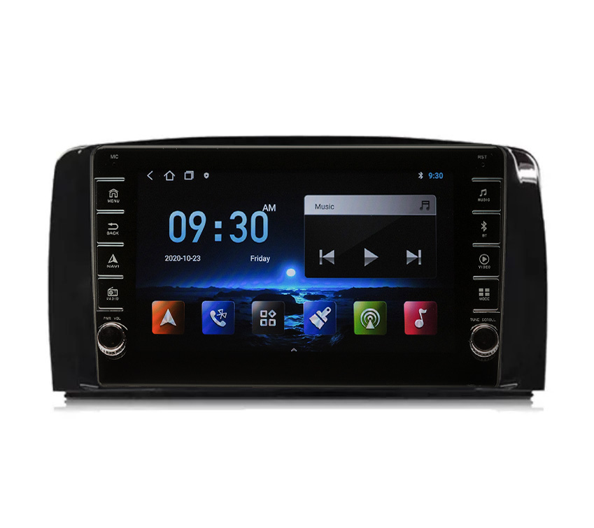 Navigatie AUTONAV Android GPS Dedicata Mercedes Benz R Class W251 2006-2017, Model PRO Memorie 64GB Stocare, 4GB DDR3 RAM, Display 8″ Full-Touch, WiFi, 2 x USB, Bluetooth, 4G, Octa-Core 8 * 2.0GHz, 4 * 50W Audio