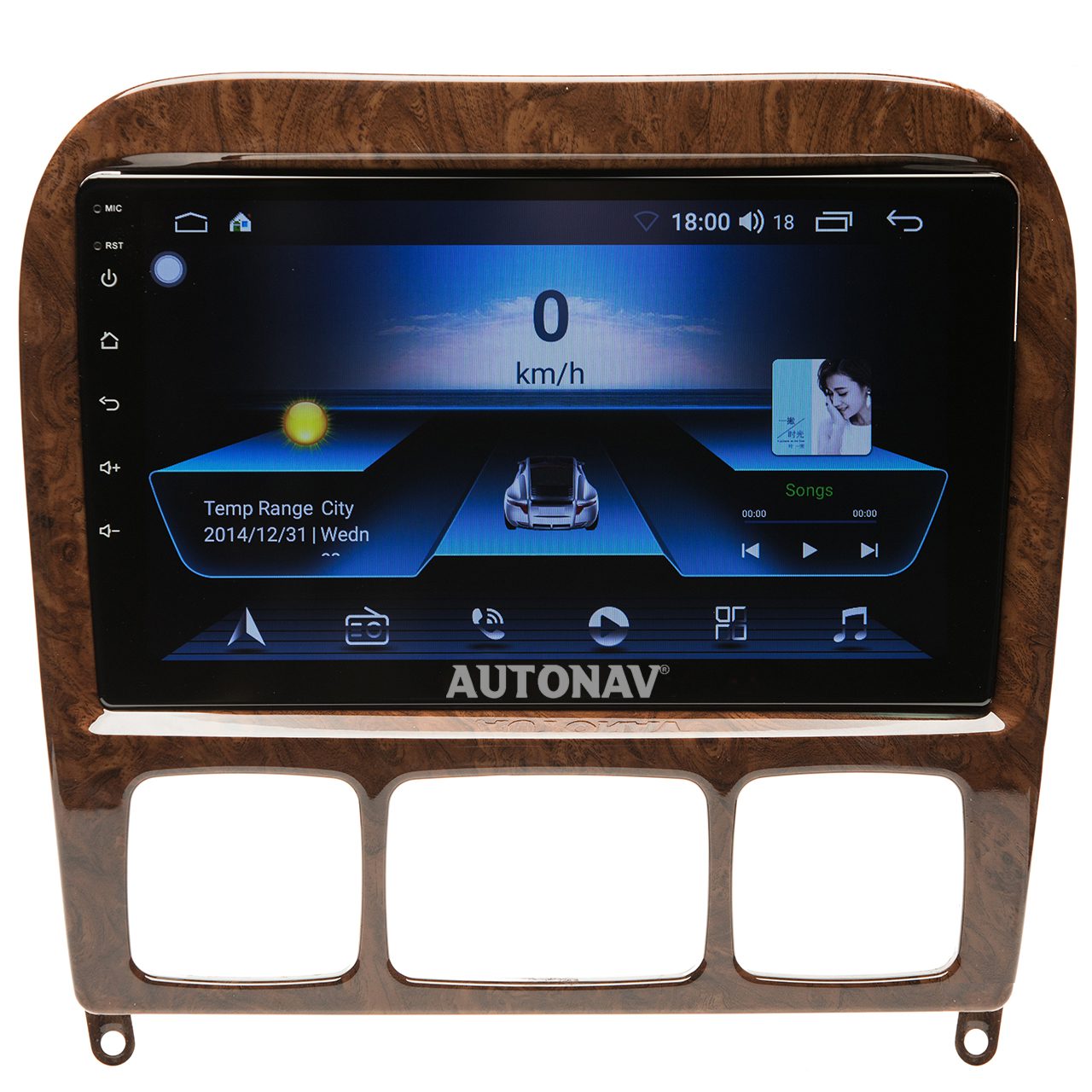 Navigatie AUTONAV Android GPS Dedicata Mercedes S-Class W220 1998-2005, Model Classic, Memorie 64GB Stocare, 2GB DDR3 RAM, Display 10" Full-Touch, WiFi, 2 x USB, Bluetooth, Quad-Core 4 * 1.3GHz, 4 * 50W Audio