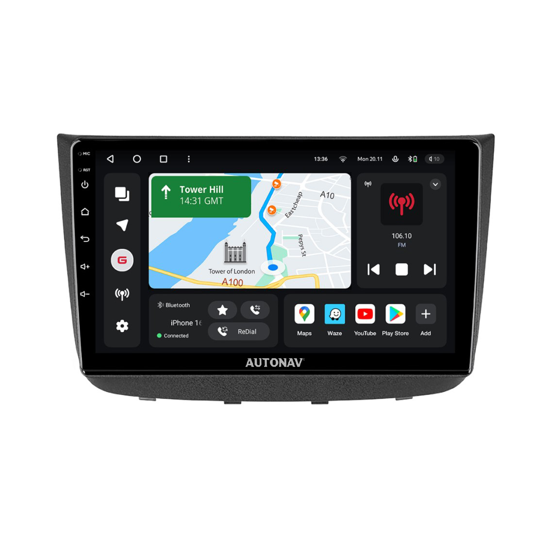 Navigatie AUTONAV Android GPS Dedicata Mercedes-Benz Vito Viano W639 2005-2015, Model Classic, Memorie 64GB Stocare, 2GB DDR3 RAM, Display 9″ Full-Touch, WiFi, 2 x USB, Bluetooth, Quad-Core 4 * 1.3GHz, 4 * 50W Audio