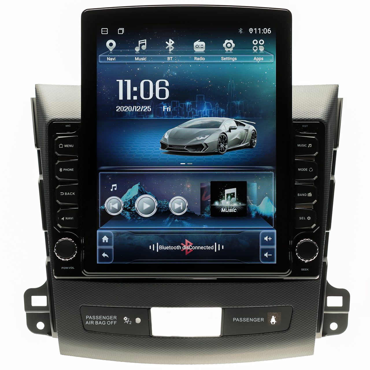 Navigatie AUTONAV Android GPS Dedicata Mitsubishi Outlander 2006-2011 si Citroen C-Crosser 2007-2012 Model XPERT Memorie 128GB Stocare, 6GB DDR3 RAM, Display Vertical Stil Tesla 10″ Full-Touch, WiFi, 2 x USB, Bluetooth, 4G, Octa-Core 8 * 2.0GHz, 4 * 50W Audio