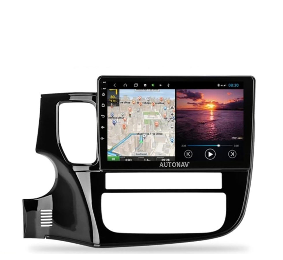 Navigatie AUTONAV Android GPS Dedicata Mitsubishi Outlander 2012-2018, Model Classic, Memorie 256GB Stocare, 12GB DDR3 RAM, Display 10″ Full-Touch, WiFi, 2 x USB, Bluetooth, 4G, Octa-Core 8 * 2.0GHz, 4 * 50W Audio