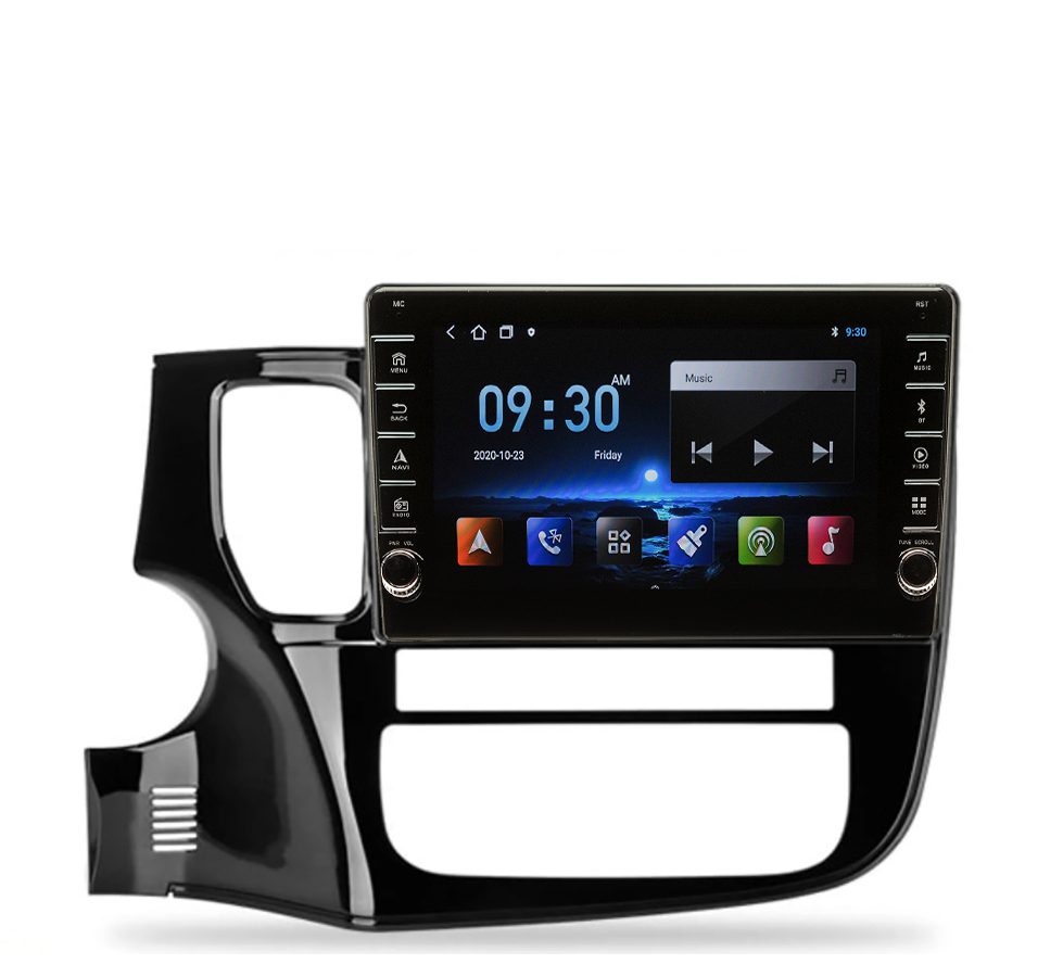 Navigatie AUTONAV Android GPS Dedicata Mitsubishi Outlander 2012-2018, Model PRO Memorie 256GB Stocare, 12GB DDR3 RAM, Display 9″ Full-Touch, WiFi, 2 x USB, Bluetooth, 4G, Octa-Core 8 * 2.0GHz, 4 * 50W Audio