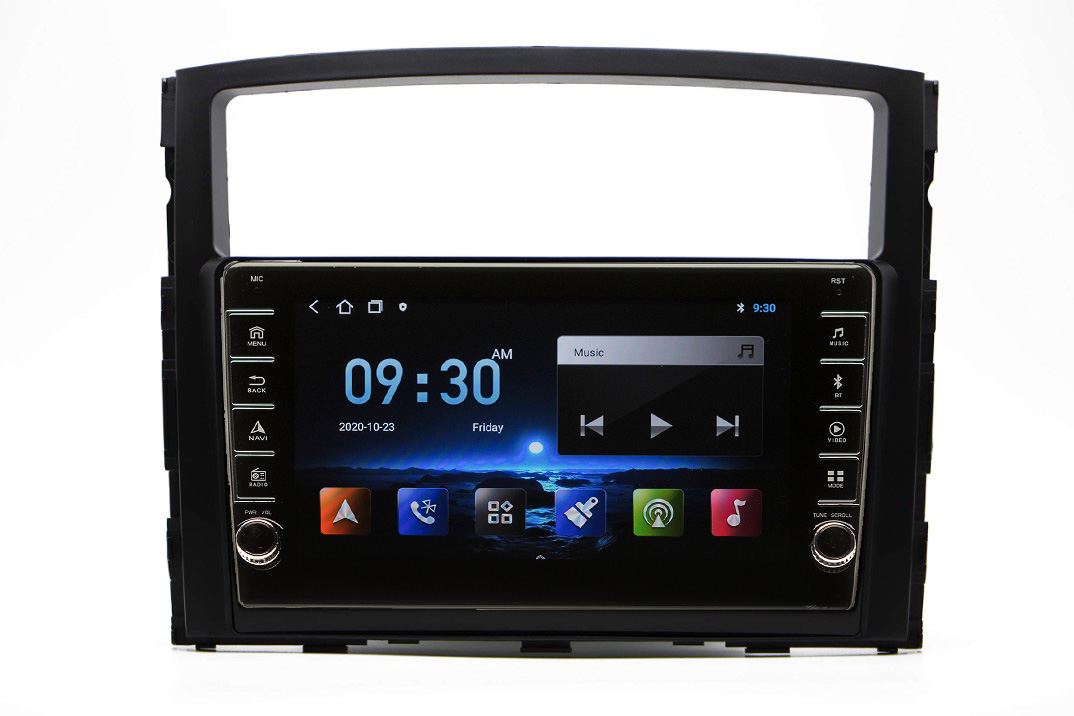 Navigatie AUTONAV Android GPS Dedicata Mitsubishi Pajero 2006-2008, Model PRO Memorie 64GB Stocare, 2GB DDR3 RAM, Display 8″ Full-Touch, WiFi, 2 x USB, Bluetooth, Quad-Core 4 * 1.3GHz, 4 * 50W Audio