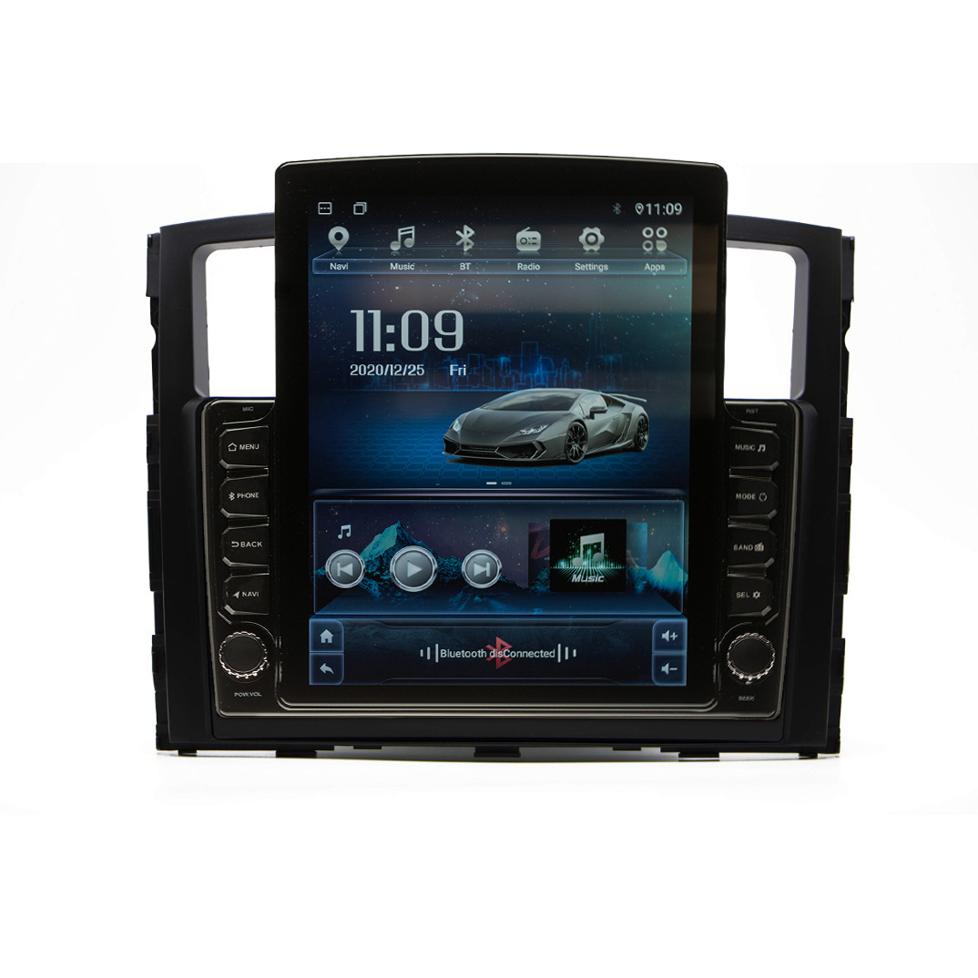 Navigatie AUTONAV ECO Android GPS Dedicata Mitsubishi Pajero 2006-2008, Model XPERT Memorie 16GB Stocare, 1GB DDR3 RAM, Display Vertical Stil Tesla 10″ Full-Touch, WiFi, 2 x USB, Bluetooth, Quad-Core 4 * 1.3GHz, 4 * 50W Audio