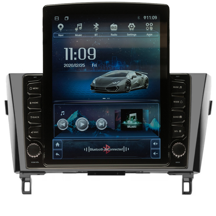 Navigatie AUTONAV ECO Android GPS Dedicata Nissan Qashqai J11 2013-2017, Model XPERT Memorie 16GB Stocare, 1GB DDR3 RAM, Display Vertical Stil Tesla 10″ Full-Touch, WiFi, 2 x USB, Bluetooth, Quad-Core 4 * 1.3GHz, 4 * 50W Audio