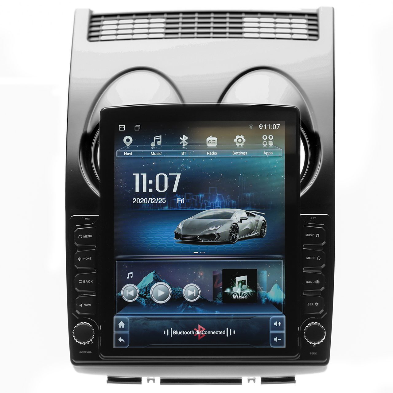 Navigatie AUTONAV Android GPS Dedicata Nissan Qashqai 2006-2013, Model XPERT Memorie 256GB Stocare, 12GB DDR3 RAM, Display Vertical Stil Tesla 10″ Full-Touch, WiFi, 2 x USB, Bluetooth, 4G, Octa-Core 8 * 2.0GHz, 4 * 50W Audio