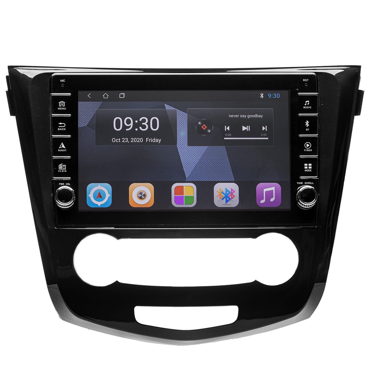 Navigatie AUTONAV Android GPS Dedicata Nissan Qashqai si X-Trail Dupa 2013, Model PRO 64GB Stocare, 4GB DDR3 RAM, Display 9″ , WiFi, 2 x USB, Bluetooth, 4G, Octa-Core 8 x 2.0GHz, 4 x 50W Audio