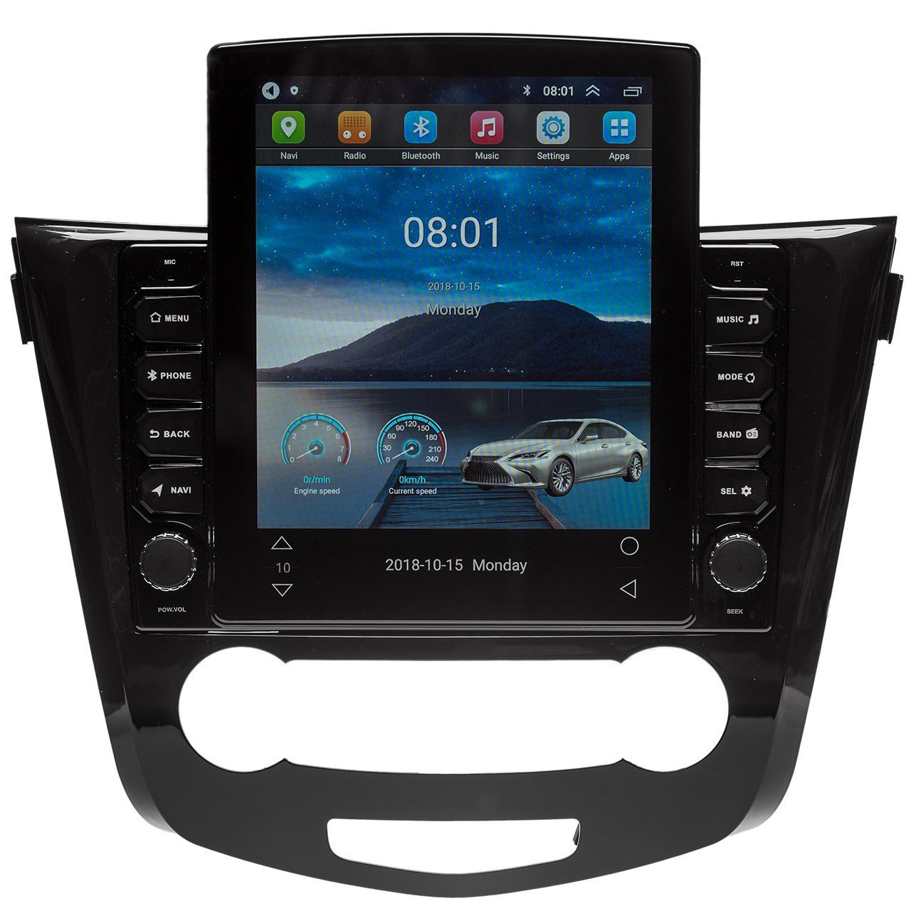 Navigatie AUTONAV Android GPS Dedicata Nissan Qashqai si X-Trail Dupa 2013, Model XPERT 128GB Stocare, 6GB DDR3 RAM, Display Vertical Stil Tesla 10″ , WiFi, 2 x USB, Bluetooth, 4G, Octa-Core 8 x 2.0GHz, 4 x 50W Audio