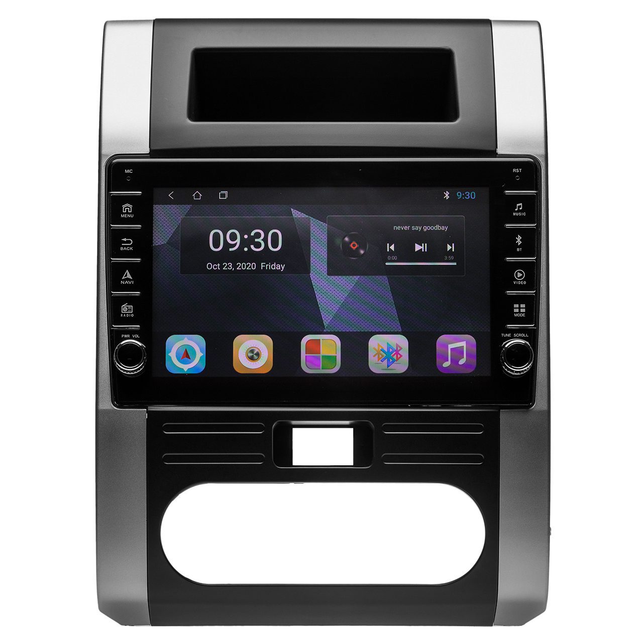 Navigatie AUTONAV Android GPS Dedicata Nissan X-Trail 2007-2013, Model PRO Memorie 64GB Stocare, 4GB DDR3 RAM, Butoane Laterale Si Regulator Volum, Display 9″ Full-Touch, WiFi, 2 x USB, Bluetooth, 4G, Octa-Core 8 * 2.0GHz, 4 * 50W Audio