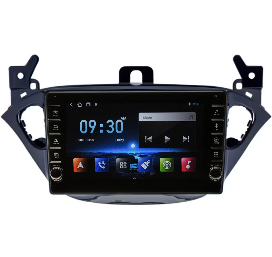 Navigatie AUTONAV Android GPS Dedicata Opel Corsa E 2014-2019, Model PRO Memorie 64GB Stocare, 2GB DDR3 RAM, Display 8″ Full-Touch, WiFi, 2 x USB, Bluetooth, Quad-Core 4 * 1.3GHz, 4 * 50W Audio