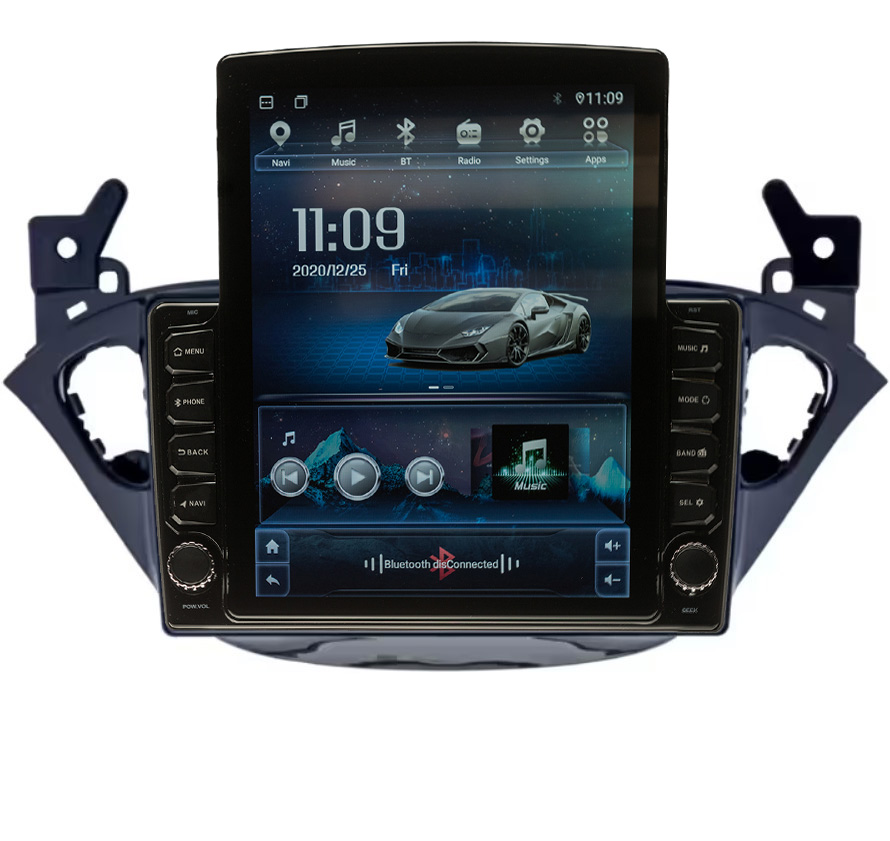 Navigatie AUTONAV ECO Android GPS Dedicata Opel Corsa E 2014-2019, Model XPERT Memorie 16GB Stocare, 1GB DDR3 RAM, Display Vertical Stil Tesla 10″ Full-Touch, WiFi, 2 x USB, Bluetooth, Quad-Core 4 * 1.3GHz, 4 * 50W Audio