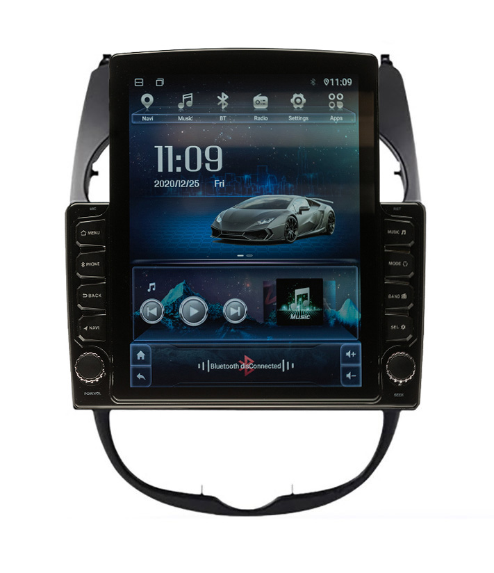 Navigatie AUTONAV ECO Android GPS Dedicata Peugeot 206 2001-2008, Model XPERT Memorie 16GB Stocare, 1GB DDR3 RAM, Display Vertical Stil Tesla 10″ Full-Touch, WiFi, 2 x USB, Bluetooth, Quad-Core 4 * 1.3GHz, 4 * 50W Audio (Copy)
