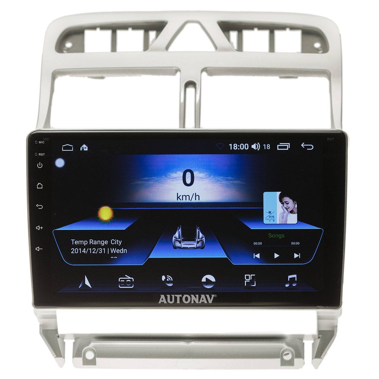 Navigatie AUTONAV Android GPS Dedicata Peugeot 307 2001-2008, Model Classic, Memorie 128GB Stocare, 6GB DDR3 RAM, Display 9″ Full-Touch, WiFi, 2 x USB, Bluetooth, 4G, Octa-Core 8 * 2.0GHz, 4 * 50W Audio