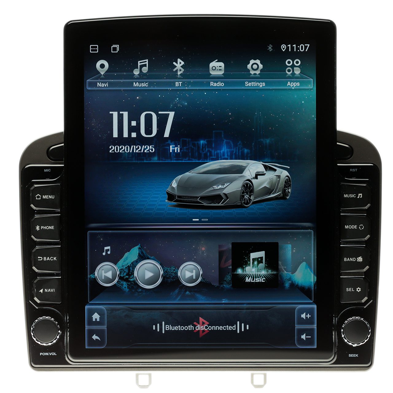 Navigatie AUTONAV Android GPS Dedicata Peugeot 308 2006-2013 si 408 2010-2014, Model XPERT 64GB Stocare, 4GB DDR3 RAM, Display Vertical Stil Tesla 10″ Full-Touch, WiFi, 2 x USB, Bluetooth, 4G, Octa-Core 8 * 2.0GHz, 4 * 50W Audio