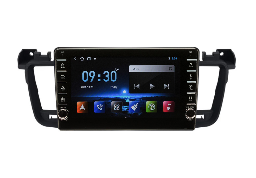 Navigatie AUTONAV Android GPS Dedicata Peugeot 508 2011-2018, Model PRO Memorie 256GB Stocare, 12GB DDR3 RAM, Display 8″ Full-Touch, WiFi, 2 x USB, Bluetooth, 4G, Octa-Core 8 * 2.0GHz, 4 * 50W Audio