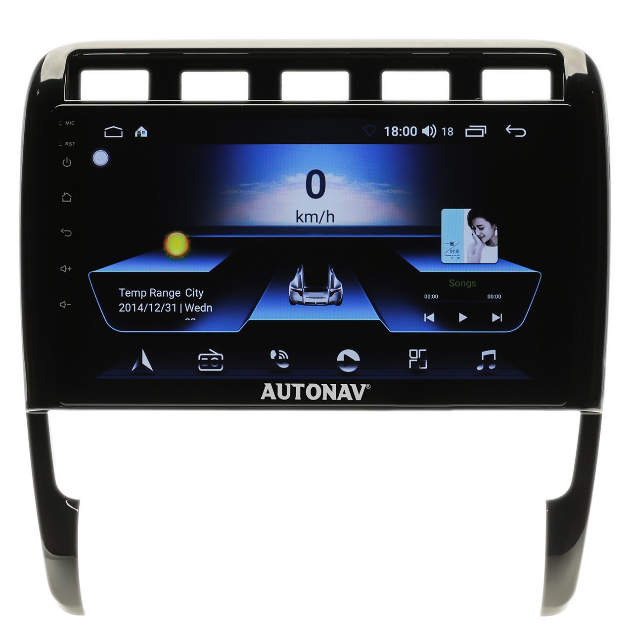 Navigatie AUTONAV Android GPS Dedicata Porsche Cayenne 2003-2010, Model Classic, Memorie 256GB Stocare, 12GB DDR3 RAM, Display 9″ Full-Touch, WiFi, 2 x USB, Bluetooth, 4G, Octa-Core 8 * 2.0GHz, 4 * 50W Audio