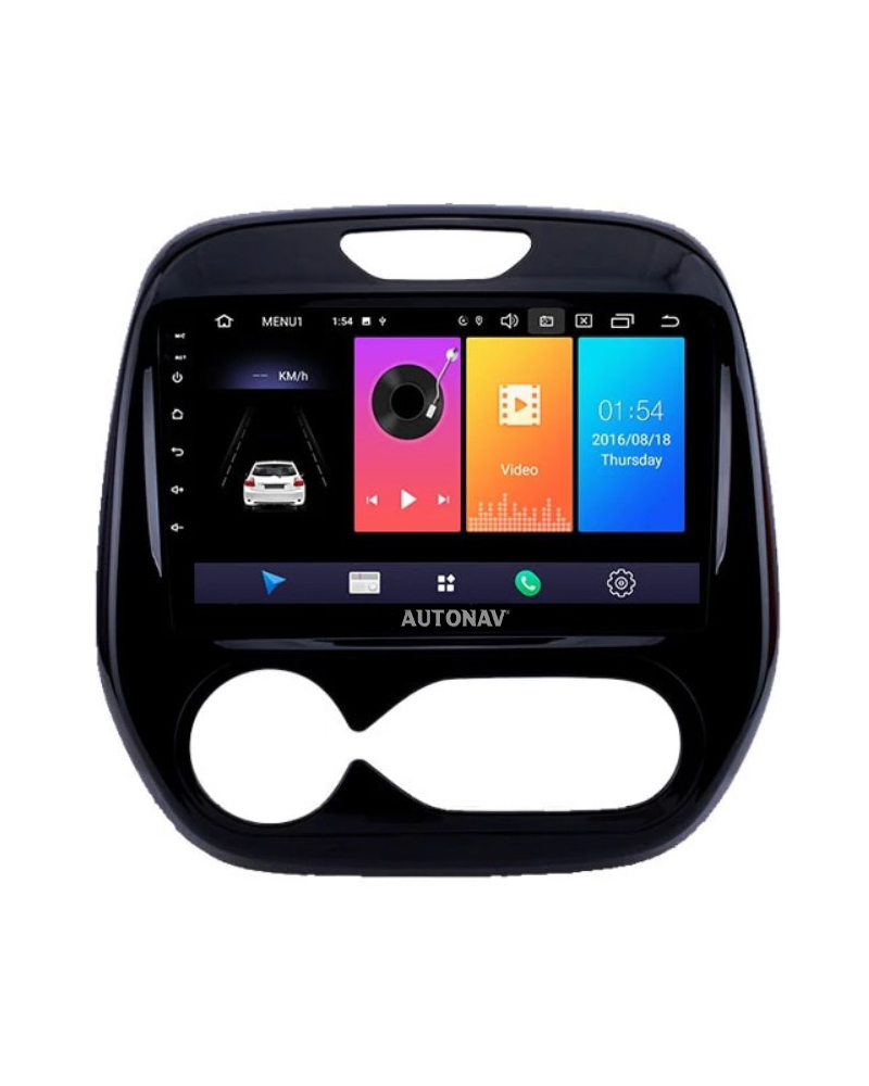 Navigatie AUTONAV Android GPS Dedicata Renault Kaptur 2016-2019 Clima Auto, Model Classic, Memorie 256GB Stocare, 12GB DDR3 RAM, Display 9″ Full-Touch, WiFi, 2 x USB, Bluetooth, 4G, Octa-Core 8 * 2.0GHz, 4 * 50W Audio