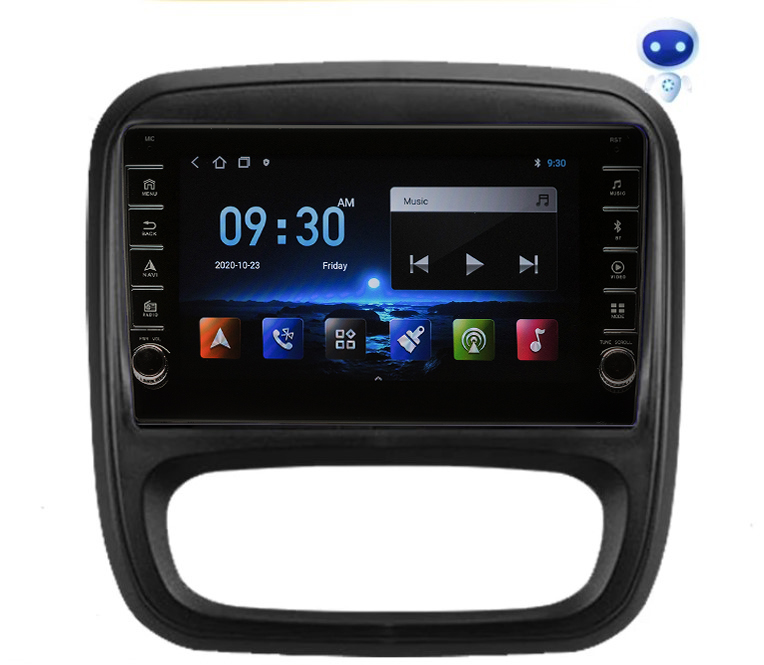 Navigatie AUTONAV Android GPS Dedicata Renault Traffic 3 Opel Vivaro B 2014-2021, Model PRO Memorie 64GB, 4GB DDR3 RAM, Display 8″ Full-Touch, WiFi, 2 x USB, Bluetooth, 4G, Octa-Core 8 * 2.0GHz, 4 * 50W Audio
