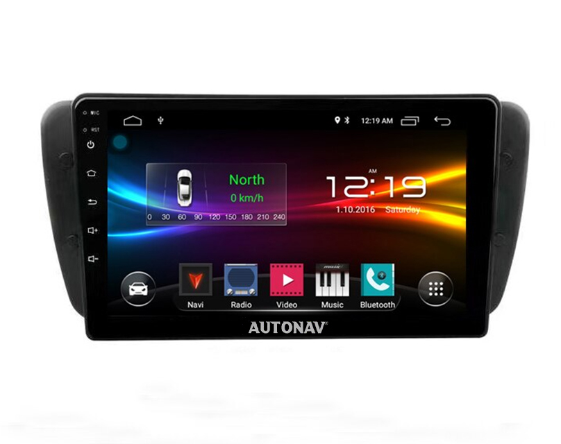 Navigatie AUTONAV Android GPS Dedicata Seat Ibiza 2008-2015, Model Classic, Memorie 256GB Stocare, 12GB DDR3 RAM, Display 9″ Full-Touch, WiFi, 2 x USB, Bluetooth, 4G, Octa-Core 8 * 2.0GHz, 4 * 50W Audio