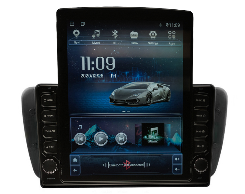 Navigatie AUTONAV Android GPS Dedicata Seat Ibiza 2008-2015, Model XPERT Memorie 256GB Stocare, 12GB DDR3 RAM, Display Vertical Stil Tesla 10″ Full-Touch, WiFi, 2 x USB, Bluetooth, 4G, Octa-Core 8 * 2.0GHz, 4 * 50W Audio
