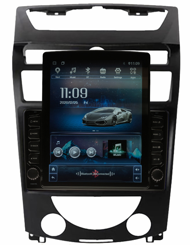 Navigatie AUTONAV Android GPS Dedicata Ssangyong Rexton 2 2006-2012, Model XPERT Memorie 256GB Stocare, 12GB DDR3 RAM, Display Vertical Stil Tesla 10″ Full-Touch, WiFi, 2 x USB, Bluetooth, 4G, Octa-Core 8 * 2.0GHz, 4 * 50W Audio