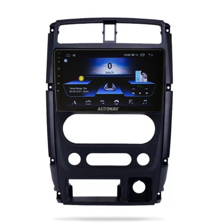 Navigatie AUTONAV Android GPS Dedicata Suzuki Jimny 2005-2018, Model Classic, Memorie 128GB Stocare, 6GB DDR3 RAM, Display 9″ Full-Touch, WiFi, 2 x USB, Bluetooth, 4G, Octa-Core 8 * 2.0GHz, 4 * 50W Audio