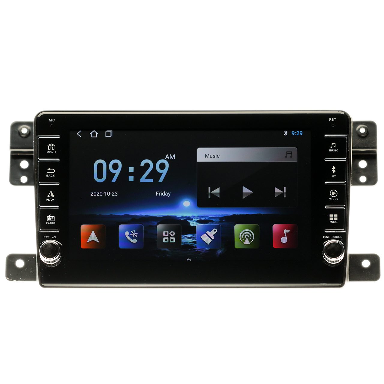 Navigatie AUTONAV Android GPS Dedicata Suzuki Grand Vitara 2005-2013, Model PRO Memorie 64GB Stocare, 2GB DDR3 RAM, Butoane Laterale Si Regulator Volum, Display 8″ Full-Touch, WiFi, 2 x USB, Bluetooth, Quad-Core 4 * 1.3GHz, 4 * 50W Audio