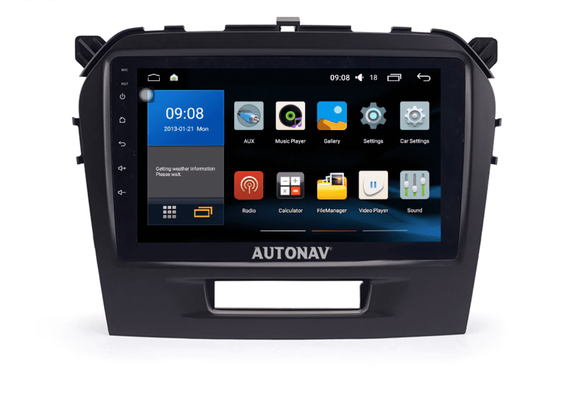 Navigatie AUTONAV Android GPS Dedicata Suzuki Grand Vitara Gen 4 Dupa 2014+, Model Classic, 256GB Stocare, 12GB DDR3 RAM, Display 9″, WiFi, 2 x USB, Bluetooth, 4G, Octa-Core 8 x 2.0GHz, 4 x 50W