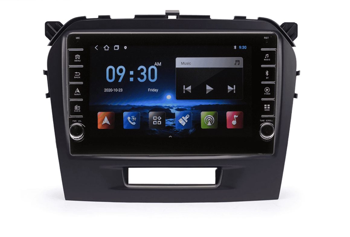 Navigatie AUTONAV Android GPS Dedicata Suzuki Grand Vitara Gen 4 Dupa 2014+, Model PRO 64GB Stocare, 4GB DDR3 RAM, Display 8″, WiFi, 2 x USB, Bluetooth, 4G, Octa-Core 8 x 2.0GHz, 4 x 50W