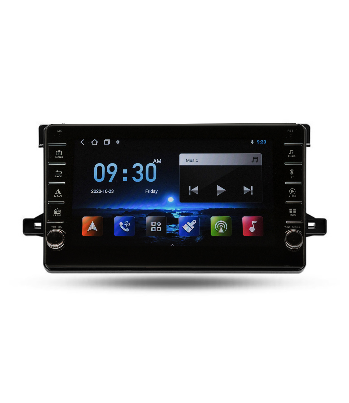 Navigatie AUTONAV Android GPS Dedicata Toyota Prius 2015-2020, Model PRO Memorie 256GB Stocare, 12GB DDR3 RAM, Display 8″ Full-Touch, WiFi, 2 x USB, Bluetooth, 4G, Octa-Core 8 * 2.0GHz, 4 * 50W Audio