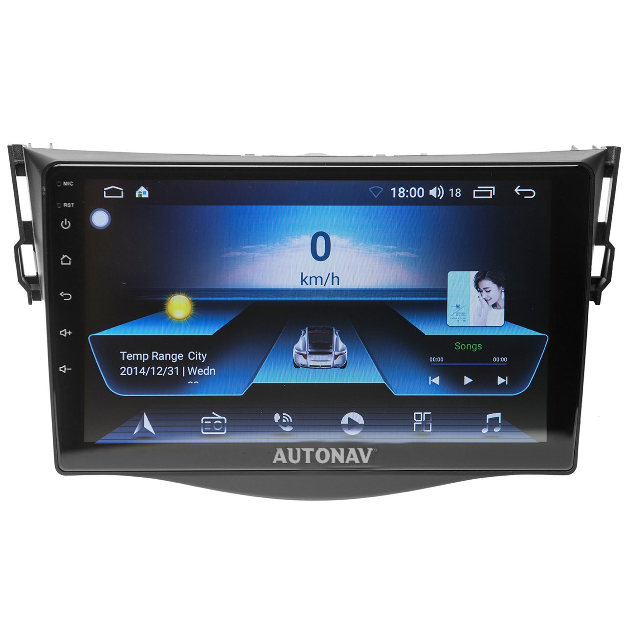 Navigatie AUTONAV Android GPS Dedicata Toyota RAV4 2005-2012, Model Classic, Memorie 64GB Stocare, 4GB DDR3 RAM, Display 9″ Full-Touch, WiFi, 2 x USB, Bluetooth, 4G, Octa-Core 8 * 2.0GHz, 4 * 50W Audio