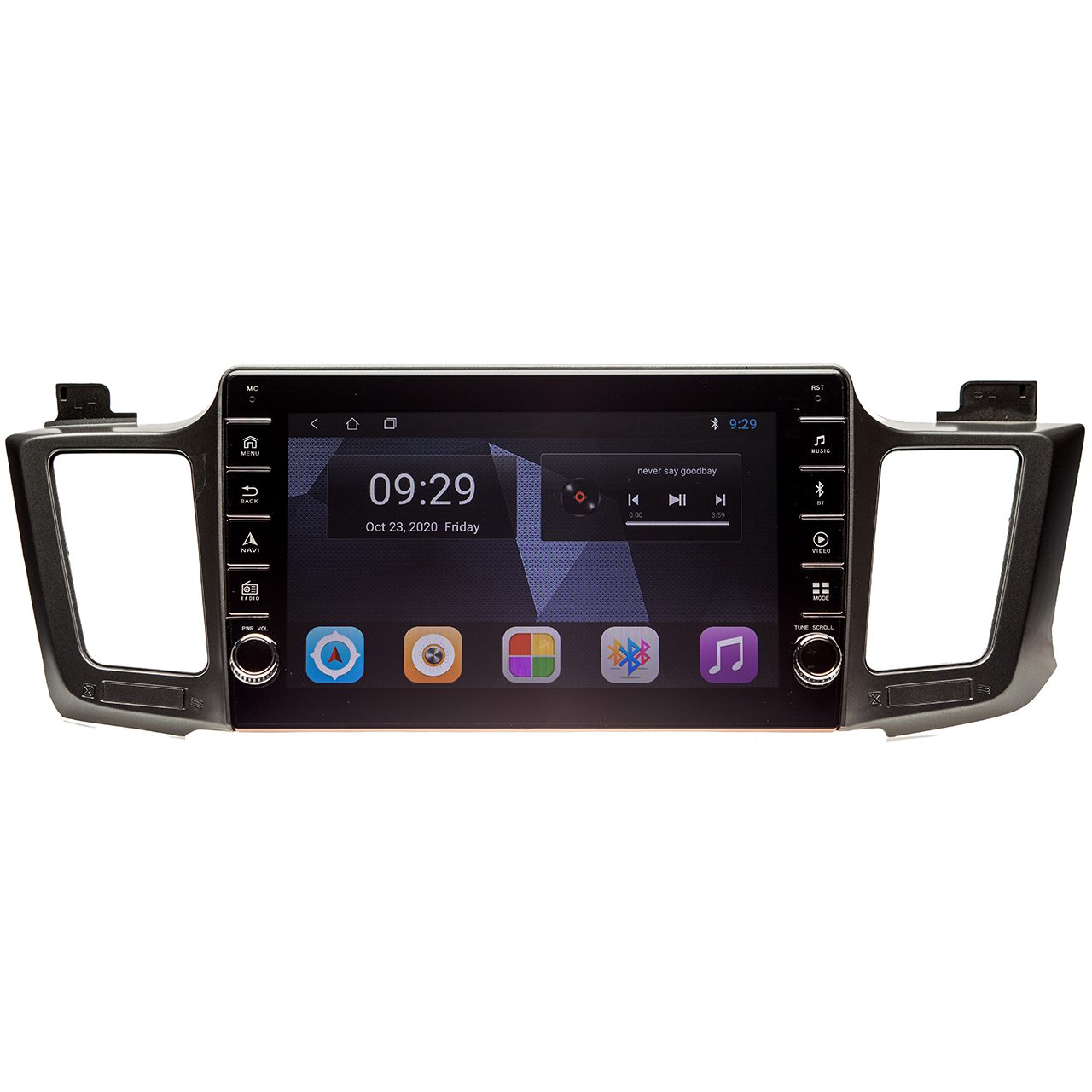 Navigatie AUTONAV Android GPS Dedicata Toyota RAV4 2013-2016, Model PRO Memorie 64GB Stocare, 4GB DDR3 RAM, Butoane Laterale Si Regulator Volum, Display 9″ Full-Touch, WiFi, 2 x USB, Bluetooth, 4G, Octa-Core 8 * 2.0GHz, 4 * 50W Audio