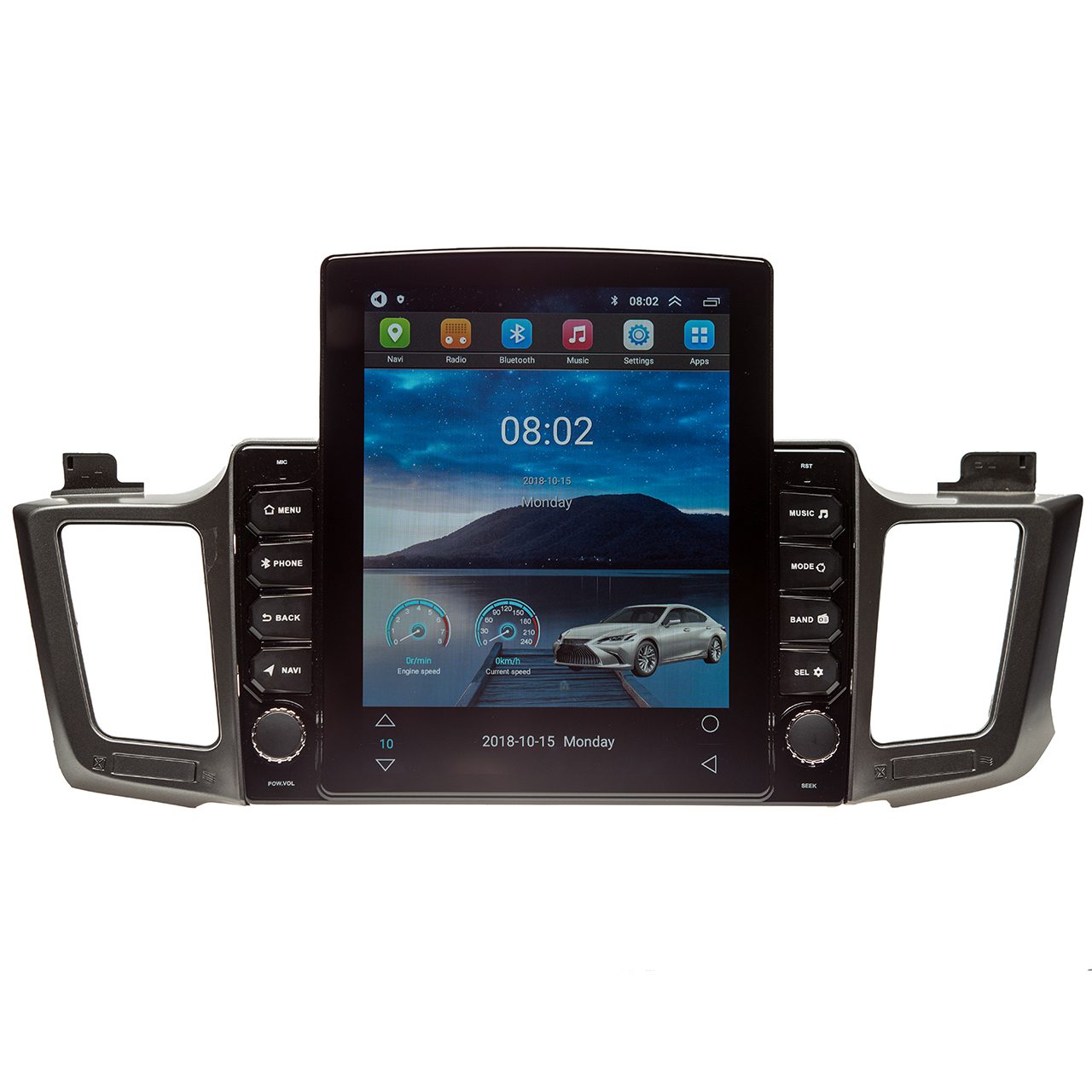 Navigatie AUTONAV Android GPS Dedicata Toyota RAV4 2013-2016, Model XPERT 128GB Stocare, 6GB DDR3 RAM, Display Vertical Stil Tesla 10″ , WiFi, 2 x USB, Bluetooth, 4G, Octa-Core 8 x 2.0GHz, 4 x 50W Audio