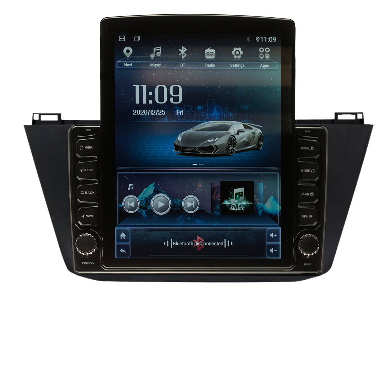 Navigatie AUTONAV ECO Android GPS Dedicata Volkswagen Tiguan 2017-2023, Model XPERT Memorie 16GB Stocare, 1GB DDR3 RAM, Display Vertical Stil Tesla 10″ Full-Touch, WiFi, 2 x USB, Bluetooth, Quad-Core 4 * 1.3GHz, 4 * 50W Audio