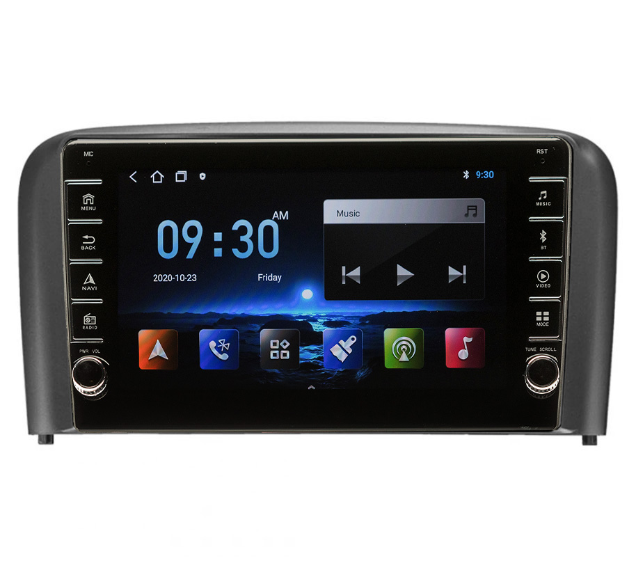 Navigatie AUTONAV Android GPS Dedicata Volvo S80 1998-2006, Model PRO Memorie 128GB Stocare, 6GB DDR3 RAM, Display 8″ Full-Touch, WiFi, 2 x USB, Bluetooth, 4G, Octa-Core 8 * 2.0GHz, 4 * 50W Audio