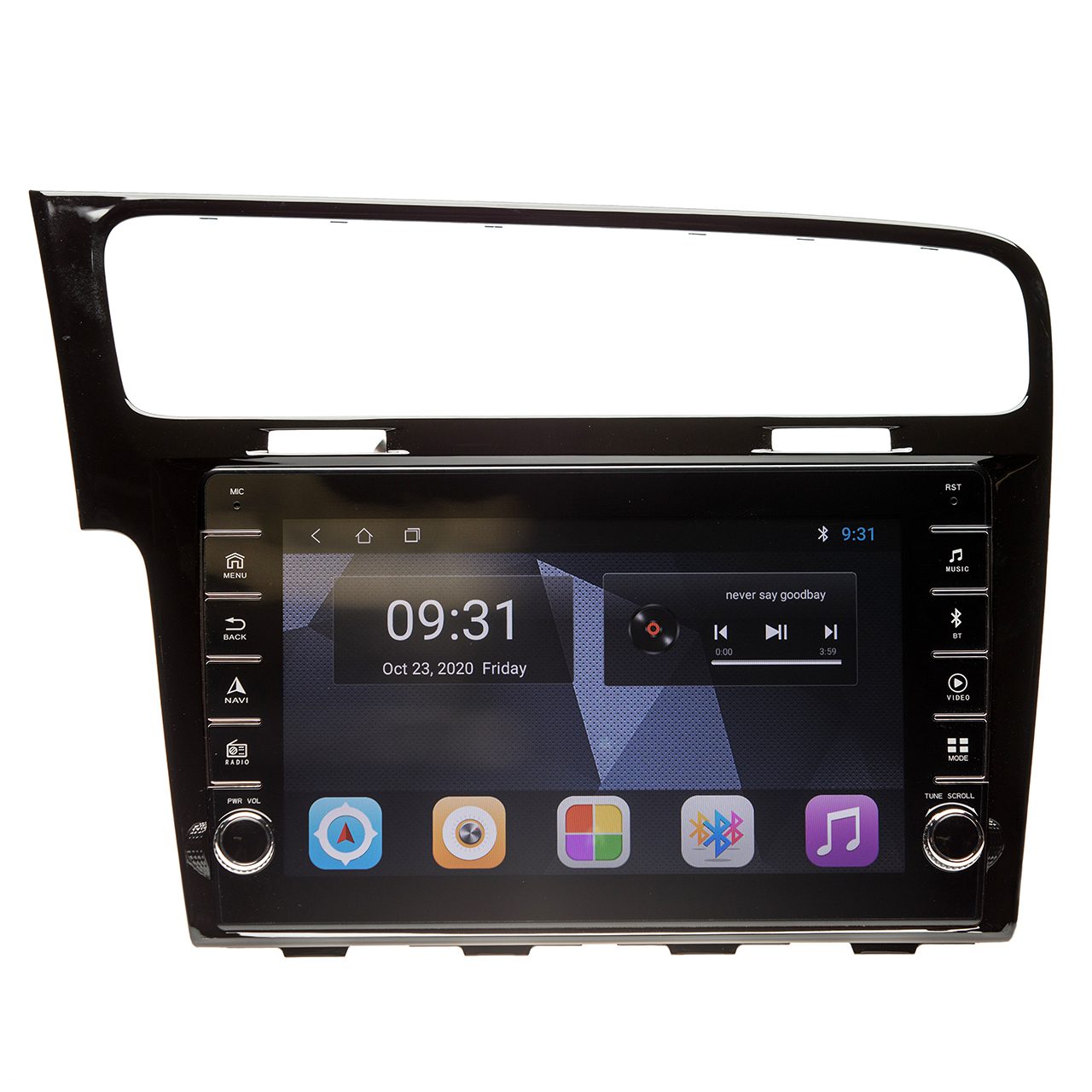 Navigatie AUTONAV Android GPS Dedicata Volkswagen Golf 7 2012-2019, Model PRO 64GB Stocare, 2GB DDR3 RAM, Display 9″ , WiFi, 2 x USB, Bluetooth, Quad-Core 4 x 1.3GHz, 4 x 50W Audio