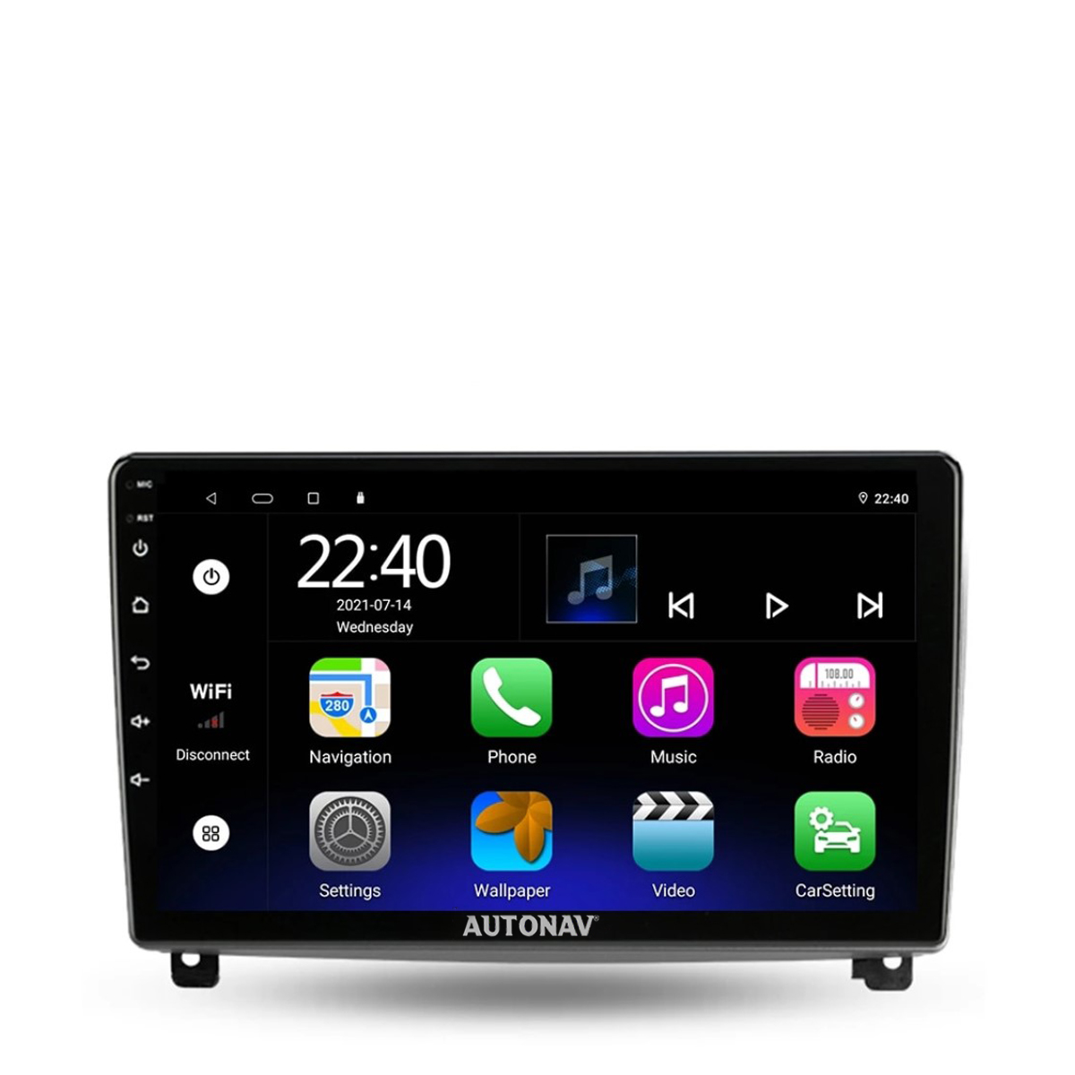 Navigatie AUTONAV Android GPS Dedicata Peugeot 407, Model Classic, Memorie 128GB Stocare, 6GB DDR3 RAM, Display 9″ Full-Touch, WiFi, 2 x USB, Bluetooth, 4G, Octa-Core 8 * 2.0GHz, 4 * 50W Audio